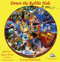 Down The Rabbit Hole - Puzzle, Greg Hildebrandt