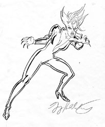 character sketch, Greg Hildebrandt