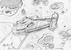 Outrider sketch, Brothers Hildebrandt