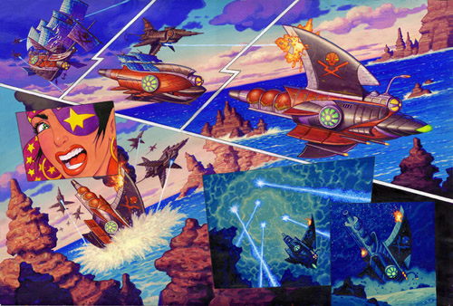 Emerald 7 - part 1 pages 8-9, Brothers Hildebrandt