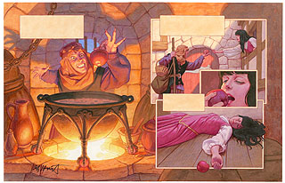 Brothers Grimm Fairy Tales- Snow White p7-8, Greg Hildebrandt