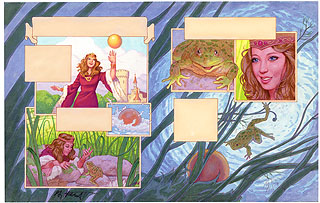 Brothers Grimm Fairy Tales- The Frog Prince p1-2, Greg Hildebrandt