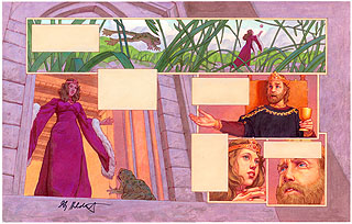 Brothers Grimm Fairy Tales- The Frog Prince p3-4, Greg Hildebrandt