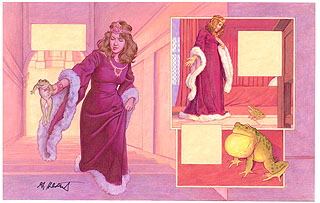 Brothers Grimm Fairy Tales- The Frog Prince p7-8, Greg Hildebrandt