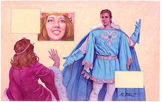 Brothers Grimm Fairy Tales- The Frog Prince p9-10, Greg Hildebrandt