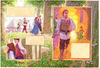 Brothers Grimm Fairy Tales- Hansel and Gretel p3-4, Greg Hildebrandt