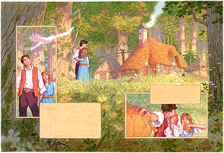 Brothers Grimm Fairy Tales- Hansel and Gretel p5-6, Greg Hildebrandt
