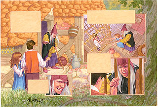 Brothers Grim Fairy Tales- Hansel and Gretel p7-8, Greg Hildebrandt