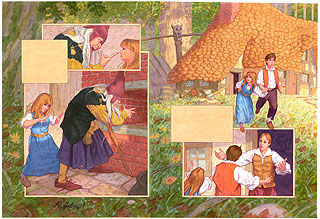 Brothers Grimm Fairy Tales- Hansel and Gretel p9-10, Greg Hildebrandt