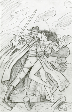 ZORRO Cover, Greg Hildebrandt