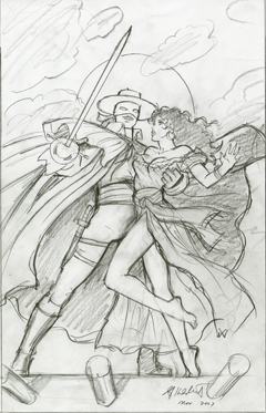 ZORRO Cover, Greg Hildebrandt