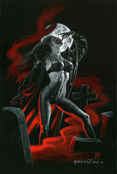 Blood Lust - Black Board, Greg Hildebrandt