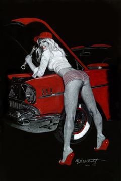 Grease Monkey - Black Board, Greg Hildebrandt