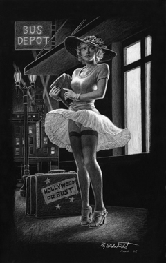 Bus Depot - Black Board, Greg Hildebrandt