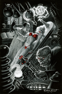Science Gone Wild - Black Board, Greg Hildebrandt