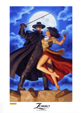 Zorro Poster, Greg Hildebrandt