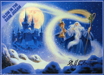 Winter Wizard - Glow-in-the-Dark Puzzle, Greg Hildebrandt