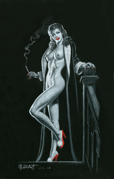 Black Widow - Black Board, Greg Hildebrandt