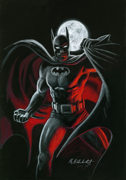 Batman - Black Board, Greg Hildebrandt