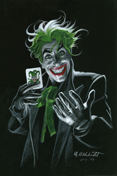 The Joker - Black Board, Greg Hildebrandt