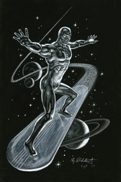 Silver Surfer - Black Board, Greg Hildebrandt