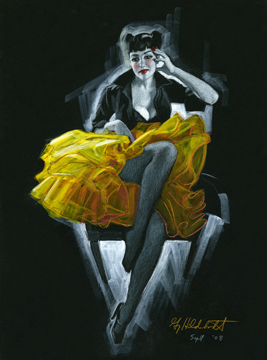 Danielle #2 - Black Board, Greg Hildebrandt