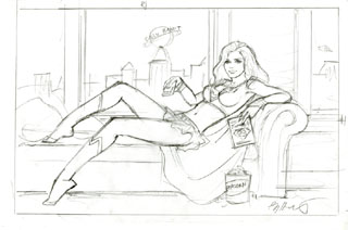 Supergirl Commission, Greg Hildebrandt