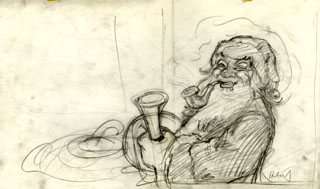 Santa Claus Sketch, Brothers Hildebrandt