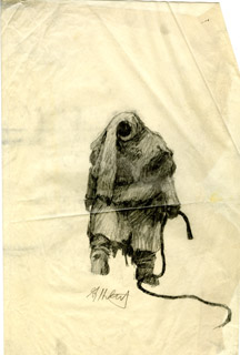 Mob Rules Character Sketch, Greg Hildebrandt