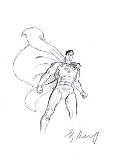 Superman Character Sketch, Greg Hildebrandt