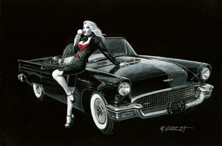 Sundae Afternoon Black Board, Greg Hildebrandt