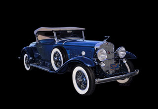 Rhapsody in Blue 1931 Cadillac - Photo Print, Greg Hildebrandt