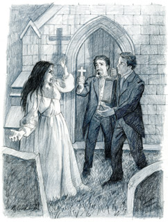 Dracula Sketch, Greg Hildebrandt