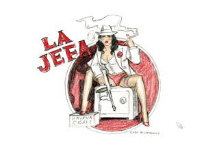 La Jefa - sketch#1, Greg Hildebrandt