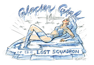 Glacier Girl - sketch#8, Greg Hildebrandt