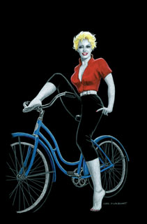 Pedal Pushers - Black Board, Greg Hildebrandt