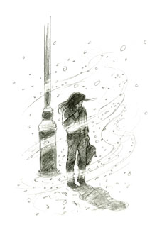 TSO Snow sketch, Greg Hildebrandt