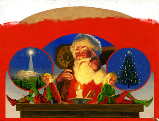 A Christmas Treasury - Cover, Greg Hildebrandt