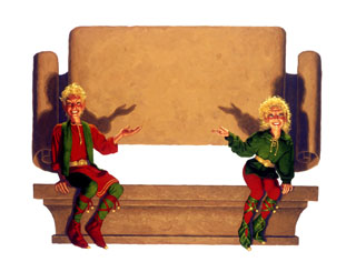 A Christmas Treasury - Frontispiece, Greg Hildebrandt