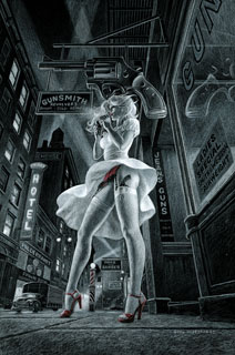 Saturday Night Special - Black Board - Photo Print, Greg Hildebrandt