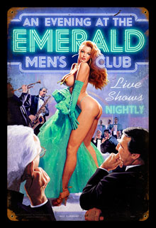Emerald Evening - Vintage Tin Sign, Greg Hildebrandt