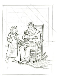 TSO 2010 inside cover sketch, Greg Hildebrandt