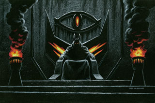 Sauron the Dark Lord - Black Board, Greg Hildebrandt