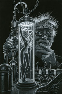 Test Tube Baby - Black Board, Greg Hildebrandt