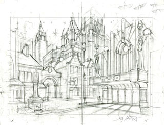 TSO 2006 Cover sketch #2, Greg Hildebrandt