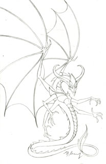 Dragon Concept #2, Greg Hildebrandt