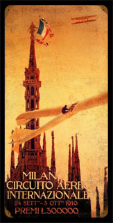 Milan Air Show PTS161- Vintage Tin Sign, PTS