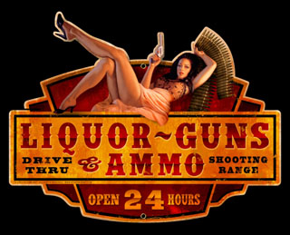 Storm Warning - Vintage Tin Sign - Shaped, Greg Hildebrandt