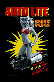 Autolite - Black Board, Greg Hildebrandt