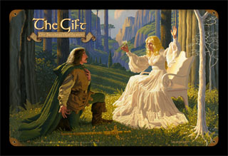 The Gift - GALADRIEL - Vintage Tin Sign, Brothers Hildebrandt